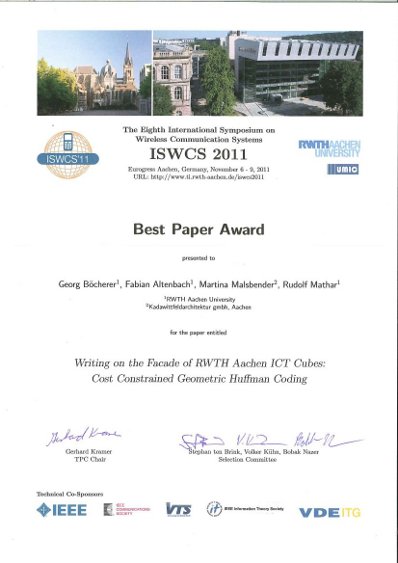 Best Paper Award